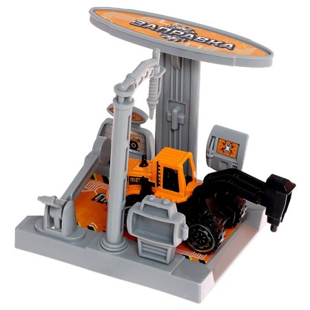 Parking "Stroydlostka", with 3 metal machines-3