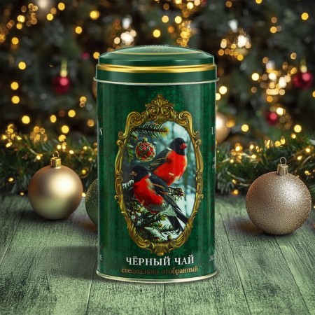 Black tea "London Pride. New Year's collection", with a taste of mint, 100 g