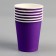 Set of dishes “Happy Birthday”: napkins 20 pcs., Glasses 6 pcs., Plates 6 pcs., Violet