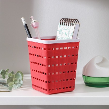 The storage basket “Current”, square, 9 × 11.5 cm, color gray-6