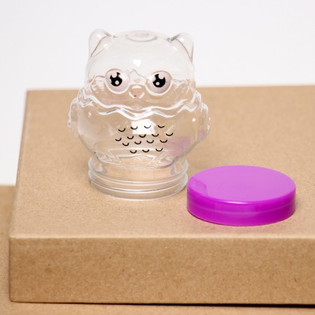 The basis for creativity and decor is a jar with a lid "owl", size - 5.5 × 4.5 × 4 cm, mix color-1
