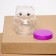 The basis for creativity and decor is a jar with a lid "owl", size - 5.5 × 4.5 × 4 cm, mix color