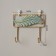 Wall metal hooks "feather", 13.5 x 16 x 3 cm, load up to 3 kg