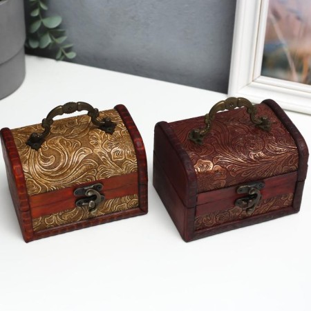 Casket chest "Fluffy branches" mix 8.5x12x8.8 cm