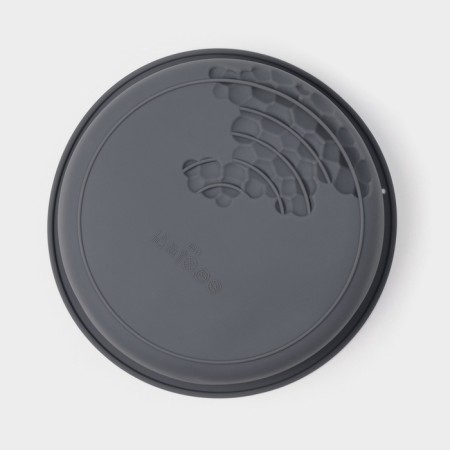 Form for baking and mousse desserts of the share "airiness", silicone, 18.5x4.5 cm, gray-2