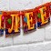 Garland on the tape "Jubilee!", Length 200 cm