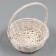 Wicker basket, 23 x 9/27 cm