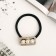 Hair elastic band "Lorenza" 6 cm, rectangle