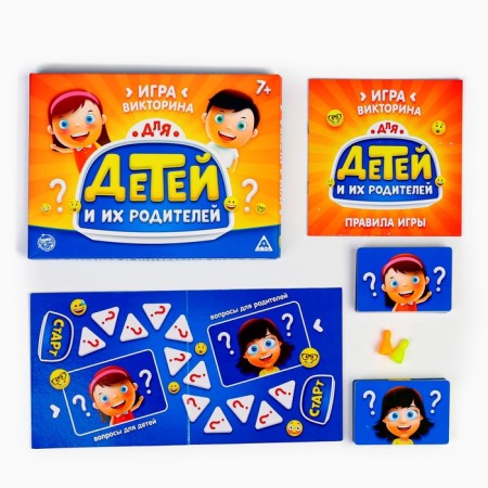 Board Victor Game "For Children and their parents", 100 cards, 7+-1