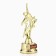 Award figure "For high achievements", gold, plastic, 21.5 x 7.5 cm