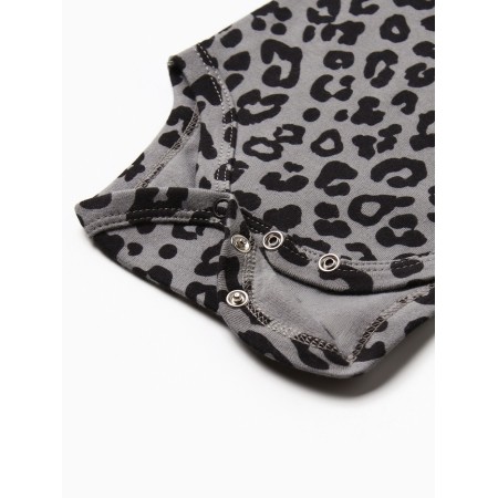 Боди с дл. рукавом Крошка Я Trendy grey, рост 80-86 см-8