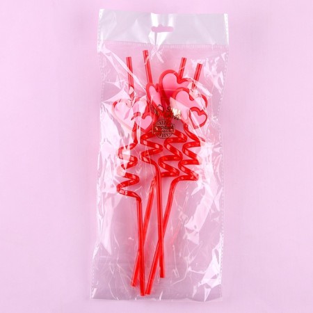 Plastic “hearts” cocktails, in a set 4 pieces-3