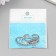 Metal hook (set 5 pcs) silver 2.7x0.6 cm