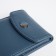 Women's wallet on magnet, blue color