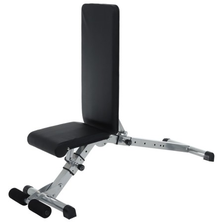 The bench is powerful, folding, with adjustable inclination-16