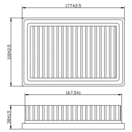 Air filter Totachi Ta-2843