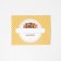 Lesnaya homework label, 70 × 70 mm, orange