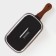Porcelain dish for serving with bamboo handle Magistro "Galaxy", 29 × 12 × 2.2 cm, black color