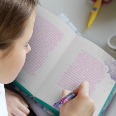 Personal diary for girls Nebulous Stars Isadora-3