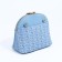 Bag Cross-Bodi with a zipper, blue color