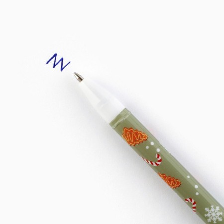 Gift New Year's Set "New Year's Miracles": a notebook on a spiral A6, 40 sheets, magnetic bookmarks 3 pcs and a plastic pen.-6