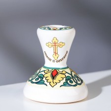 Classic candlestick, ceramics