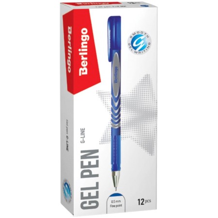 Gel handle 0.5 mm Berlingo G-line, blue rod, node-igla 243030-3