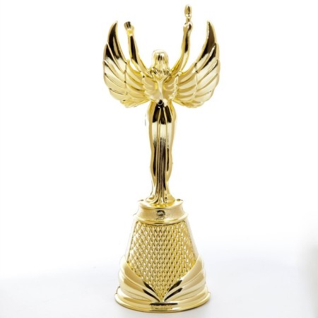 Nick award figure “Mom, Boss wife”, plastic, gold, 19.5 x 7.3 cm-4