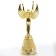 Nick award figure “Mom, Boss wife”, plastic, gold, 19.5 x 7.3 cm