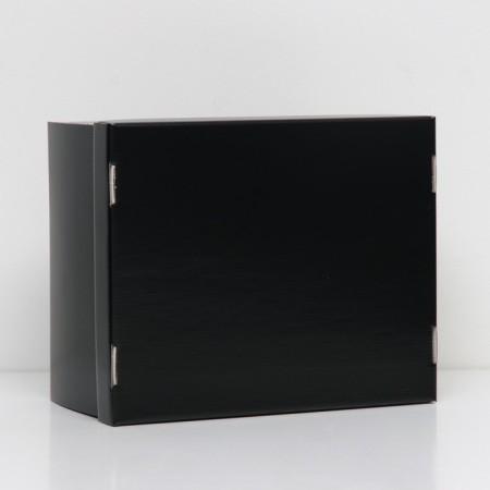 Folding box, black, 31.2 x 25.6 x 16.1 cm set 2 pcs
