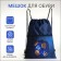 Bag for shoes on the lace, blue color