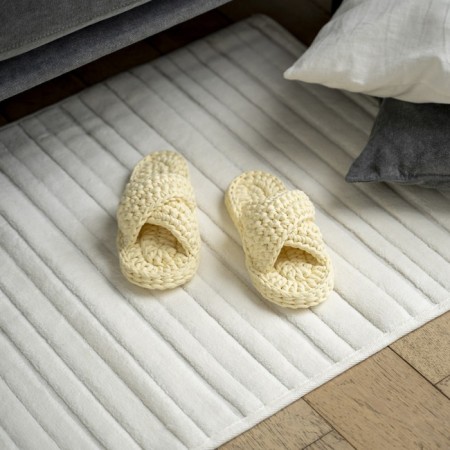 Home slippers "Lera", size 38-39, beige color-1