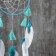Dreams "Web with brushes, turquoise" 40x15 cm