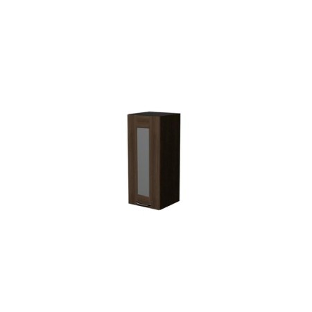 Cabinet hinged Kira 300x300x720 with a wenge showcase/quado shimo dark
