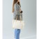 Hooper bag on a magnetic button, milk color