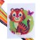 Cross -stitch "Tiger and butterfly", set for creativity, 25 x 20 cm
