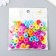 Beads for creativity plastic "Ring" Color set 100 pcs 1.2x1.2 cm