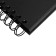 Sketchbook B5, 30 black sheets, density 240 grams, solid cover on the crest of black