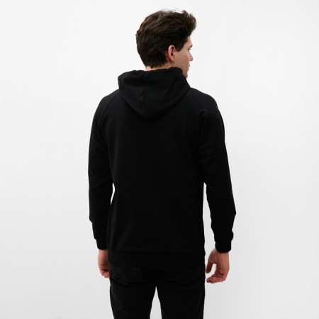 Men's sweatshirt with a hood Mist Men’s Casual Size 52, black-4