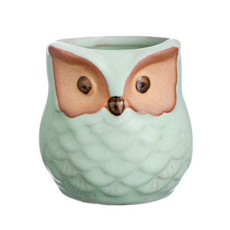 Pot "Owl Ava" 6x6x6.5cm, mix-14