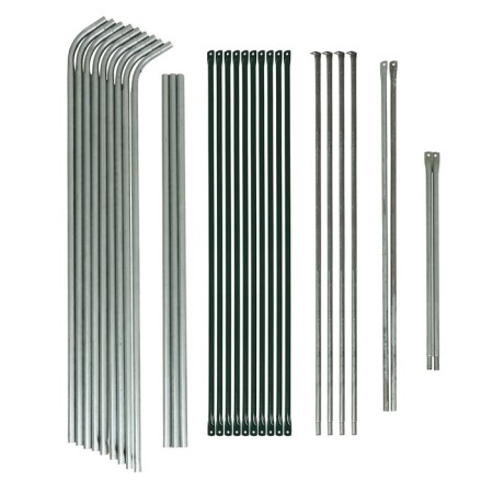 Greenhouse, 2.5 × 2.45 × 2.1 m, galvanized metal, profile d = 25 mm, spanbond cover 90 g/m², mix-7