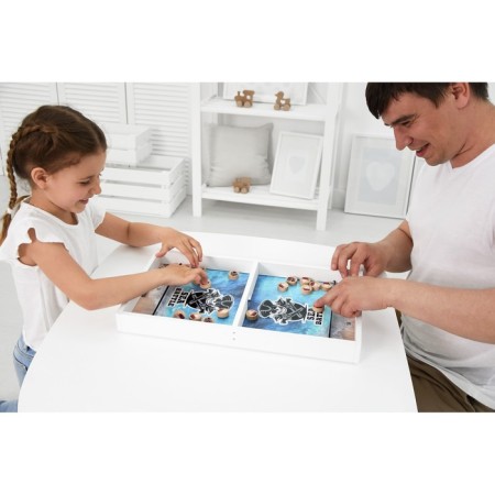 The board game "Sea Battle" is large-4