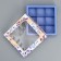 Box for sweets, confectionery packaging, 9 cells, “for you”, 14.7 x 14.7 x 3.5 cm