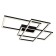 Ceiling light MayToni Mod015CL-L80B, 3XLED, 80W, 8x68x8 cm, 4100lm, black color Black