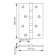 Steel universal steel ms 100x70x2.5-4bb w 1pcs., White