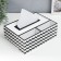 MDF box for napkins with a stand "Zigzag. Geometry" Belo-CHRURAL 9X18X24 cm