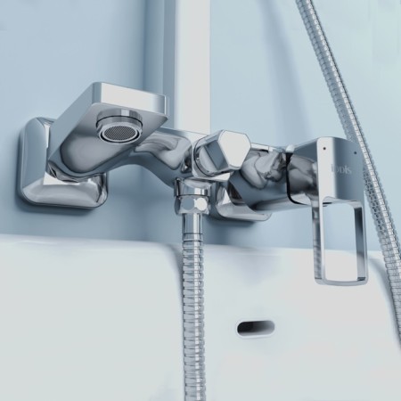 Shower mixer IDDIS BILD BILSB1Fi06, 350x200x1400 mm, with the upper shower, chrome-7