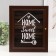 Key "House" 26x31cm Wenge