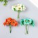 Decor for creativity "Begonia" (1 set = 1 bouquet) in the bouquet 6 colors d = 3.7 cm 10x3.5 cm mix