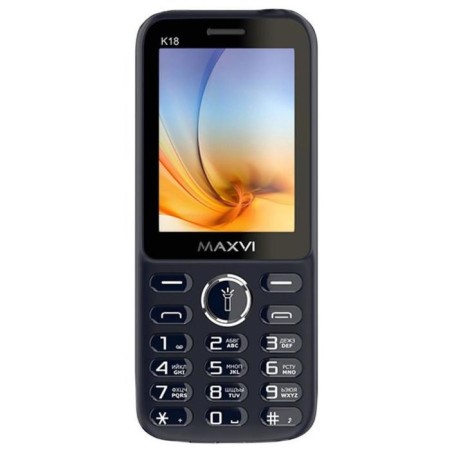 Cell phone MaxVi K18, 2.4 ", TFT, 1.3MP, Microsd, 2SIM, 800 MACH, Blue
